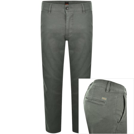 Product image for BOSS Chino Slim Trousers Grey