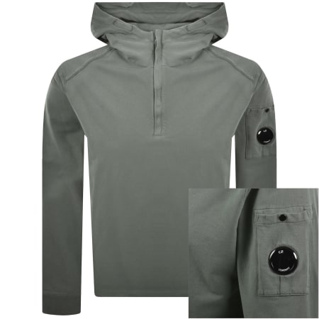 Product image for CP Company HZ Lens Sweatshirt Green