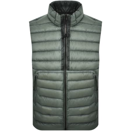 Product image for CP Company DD Shell Down Gilet Silver Blue