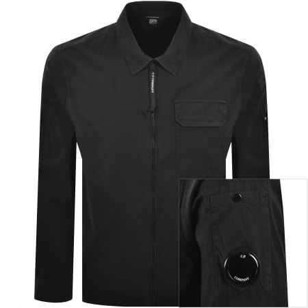Product image for CP Company Gabardine Overshirt Black