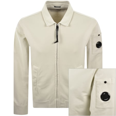 Product image for CP Company Open Sweatshirt Cream