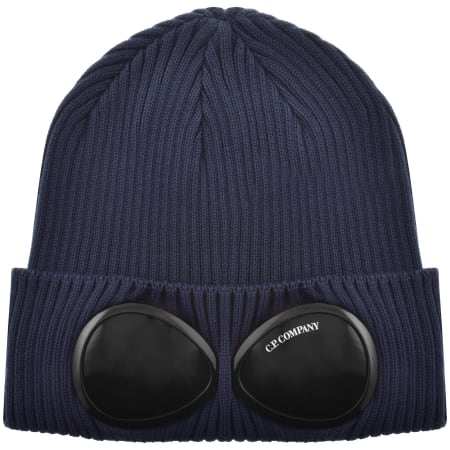 Product image for CP Company Goggle Beanie Hat Blue