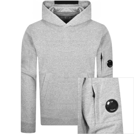 Product image for CP Company Diagonal Raised Hoodie Grey