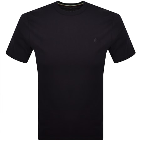 Product image for Replay Logo T Shirt Night Blue Navy