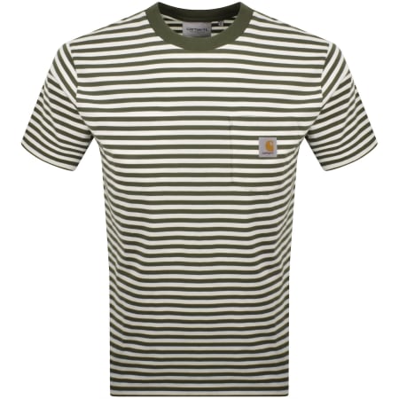 Product image for Carhartt WIP Ezra Pocket T Shirt Green