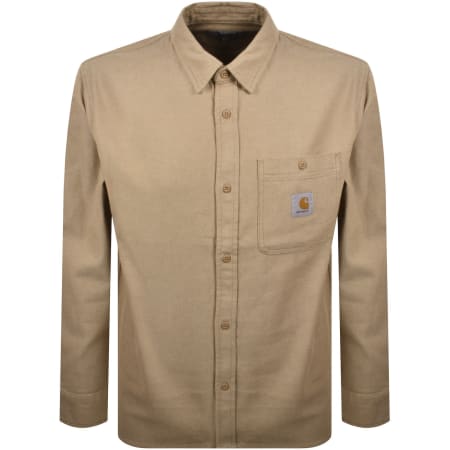 Product image for Carhartt WIP Edgar Shirt Peanut Brown