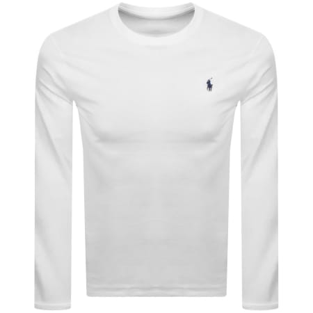 Product image for Ralph Lauren Long Sleeved T Shirt White