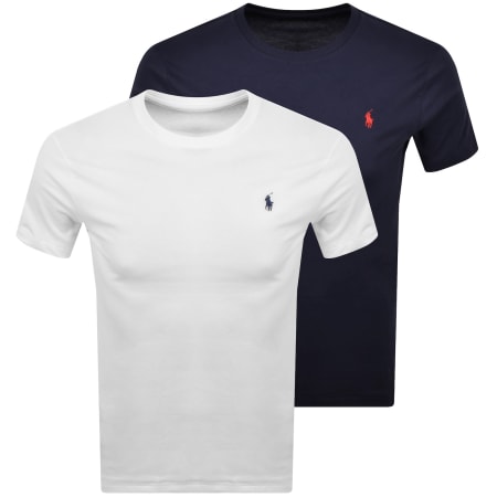 Product image for Ralph Lauren 2 Pack T Shirts White