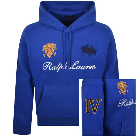 Product image for Ralph Lauren Logo Hoodie Blue