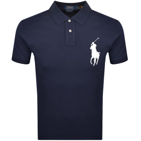Product image for Ralph Lauren Logo Polo T Shirt Navy