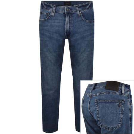 Product image for Ralph Lauren Parkside Tapered Fit Mid Blue Jeans