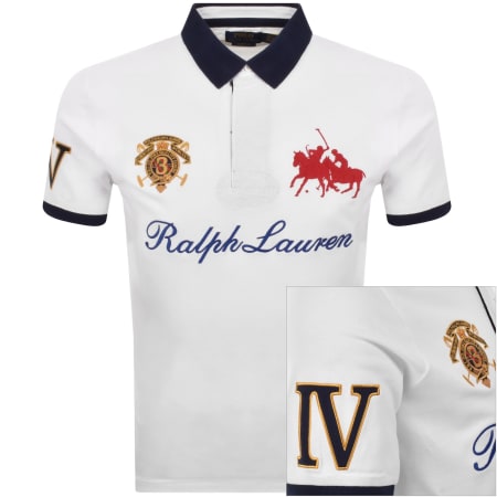 Product image for Ralph Lauren Classic Fit Polo T Shirt White