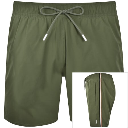 Product image for BOSS Iconic Swim Shorts Green