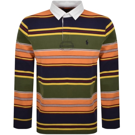 Product image for Ralph Lauren Rugby Polo T Shirt Orange