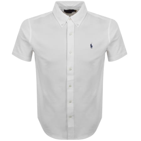 Product image for Ralph Lauren Featherweight Mesh Shirt White