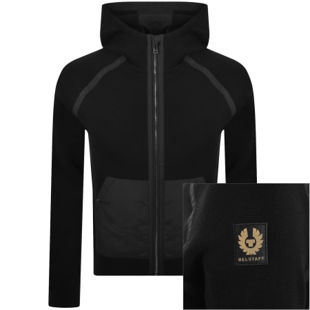 Product image for Belstaff Full Zip Hoodie Black