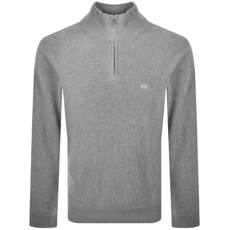 Product image for Levis Housemark Quarter Zip Sweatshirt Grey
