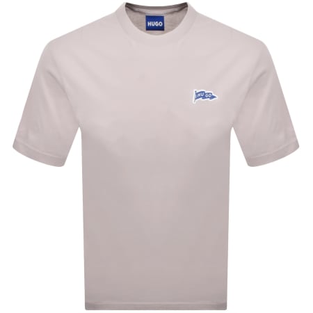 Product image for HUGO Blue Nohatio T Shirt Pastel Purple