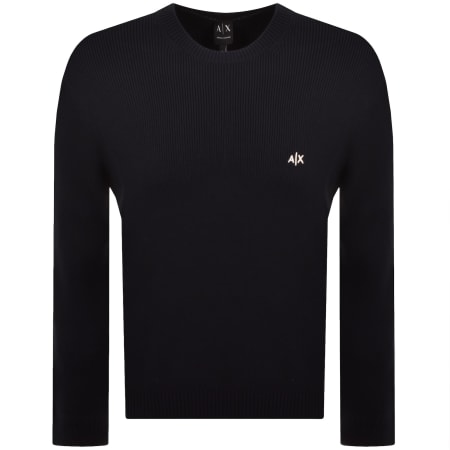 Product image for Armani Exchange Knit Jumper Deep Navy