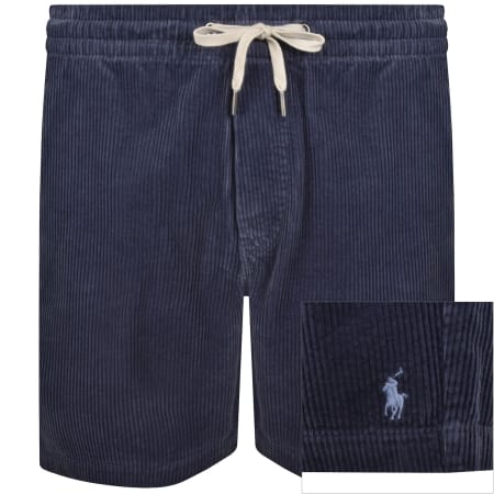 Product image for Ralph Lauren Corduroy Shorts Navy Blue