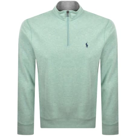 Product image for Ralph Lauren Quarter Zip Sweatshirt Green