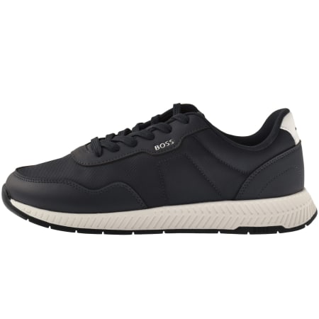 Product image for BOSS Titanium Runner Trainers Dark Blue