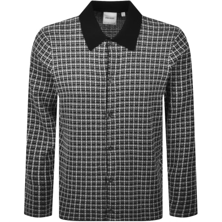 Product image for Lyle And Scott Jacquard Cardigan Black