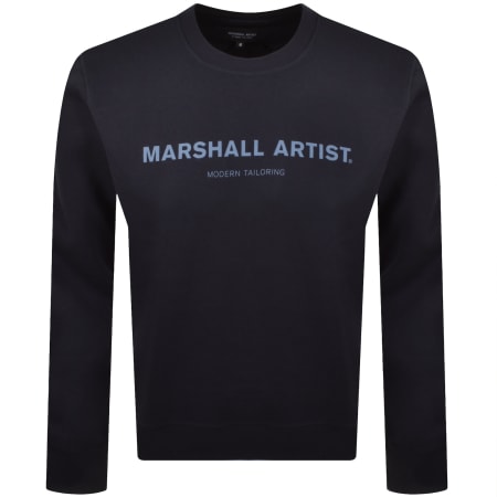 Product image for Marshall Artist Stampa Sweatshirt Navy