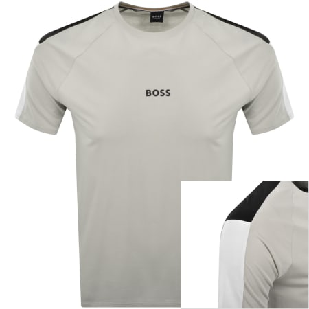 Product image for BOSS Balance T Shirt Open Grey