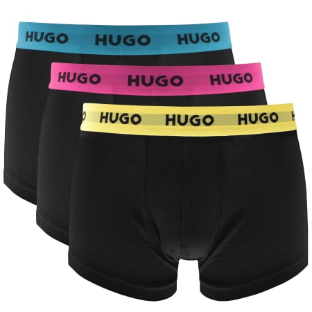 Product image for HUGO 3 Pack Trunks Black