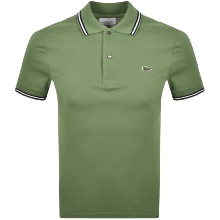 Product image for Lacoste Short Sleeved Polo T Shirt Green