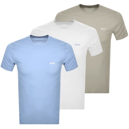 Product image for BOSS 3 Pack Crew Neck T Shirts