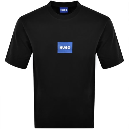 Product image for HUGO Blue Nayonix Logo T Shirt Black