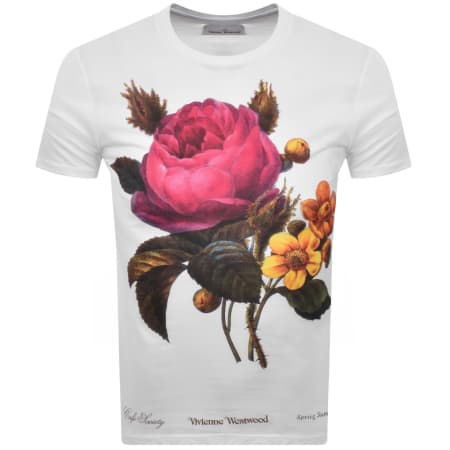 Product image for Vivienne Westwood Flowers T Shirt White