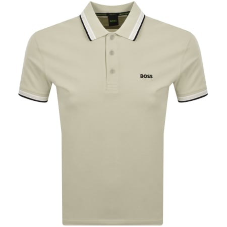 Product image for BOSS Paddy Polo T Shirt Light Beige