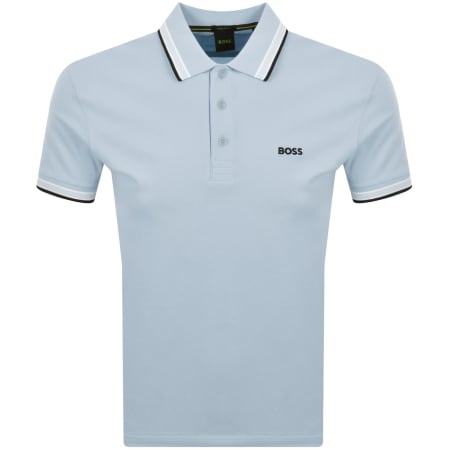 Product image for BOSS Paddy Polo T Shirt Open Blue