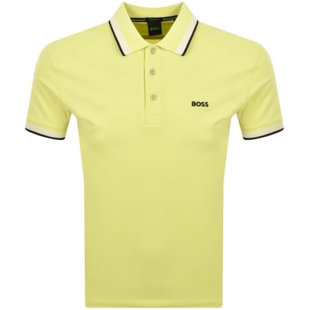 Product image for BOSS Paddy Polo T Shirt Yellow