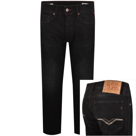 Product image for Replay Deryck Regular Fit Jeans Black