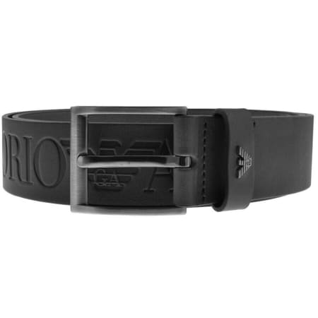 Product image for Emporio Armani Leather Belt Black