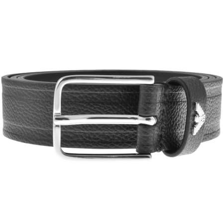 Product image for Emporio Armani Leather Belt Black