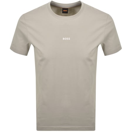 Product image for BOSS TChup Logo T Shirt Grey