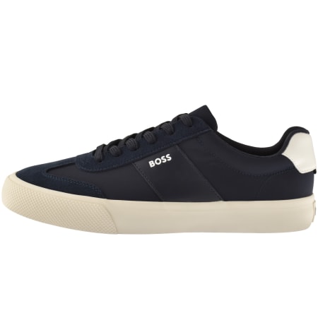 Product image for BOSS Aiden Tennis Trainers Dark Blue