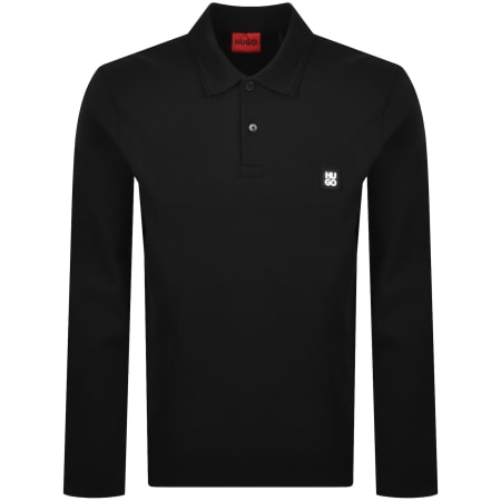 Product image for HUGO Dinote Polo T Shirt Black