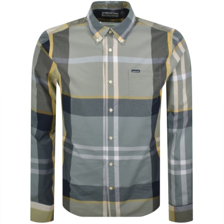 Product image for Barbour Harris Check Long Sleeved Shirt Green