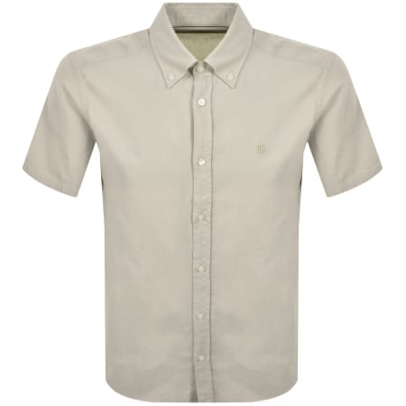 Product image for BOSS H Liam Short Sleeve Shirt Open Beige