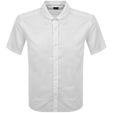 Product image for BOSS H Liam Short Sleeve Shirt White