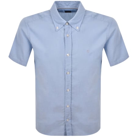 Product image for BOSS H Liam Short Sleeve Shirt Light Blue