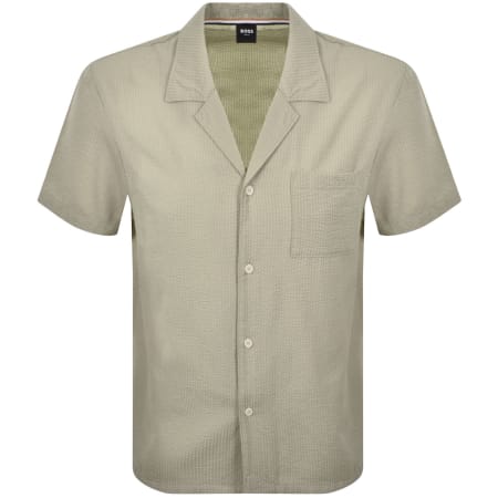Product image for BOSS Relax Beach Shirt Light Beige