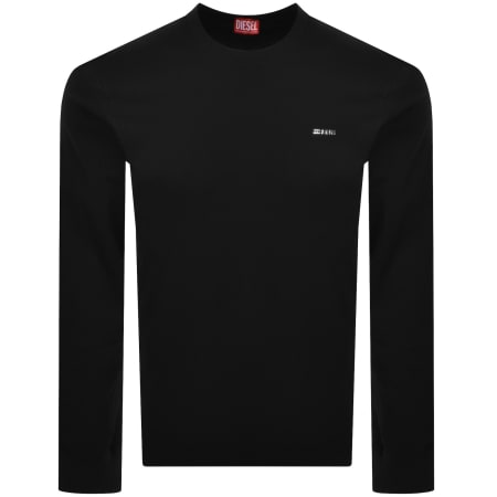 Product image for Diesel T Miegor Long Sleeve T Shirt Black
