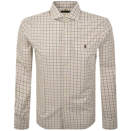 Product image for Ralph Lauren Long Sleeved Shirt Brown